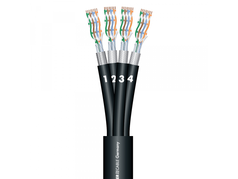 SOMMER CABLE MERCATOR 4 x CAT7 przewód S/FTP / skrętka 580-0311-04